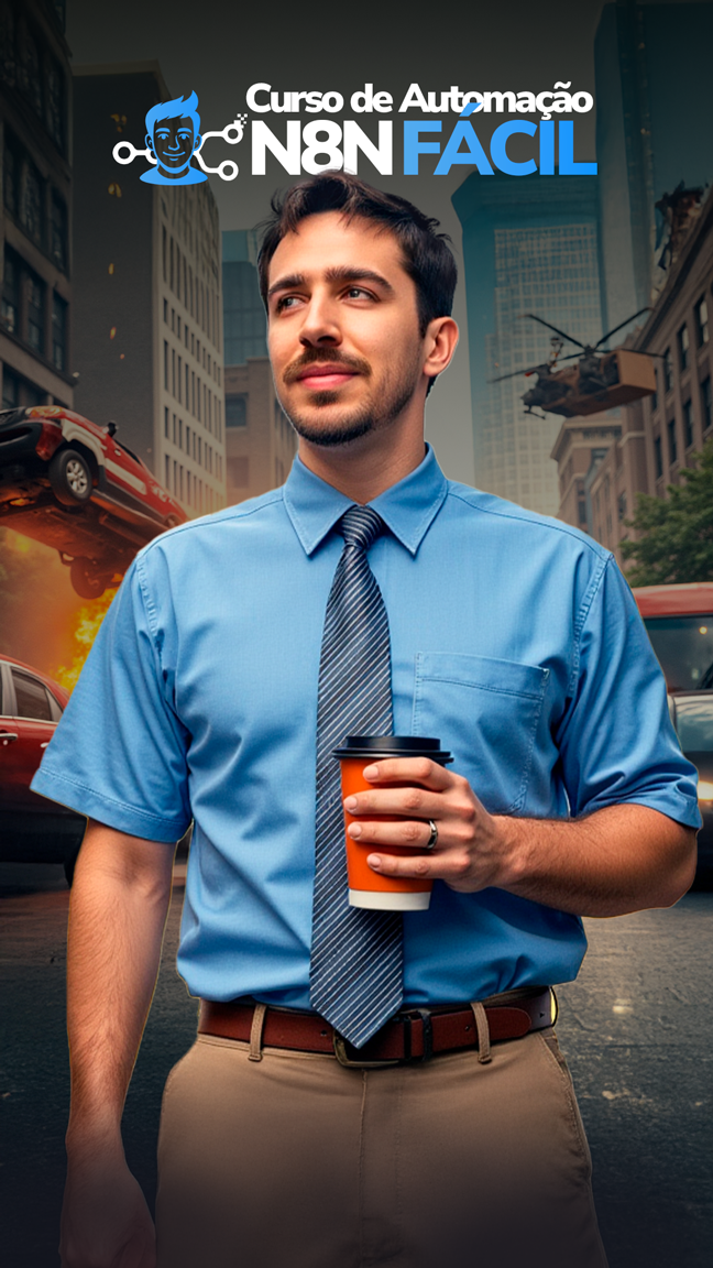 Curso N8N - Aprenda automação e criação de agentes de IA no mobile